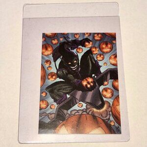 *4 for $20* Green Goblin Limited Edition Art Card - Bam Box - Marvel Spi…